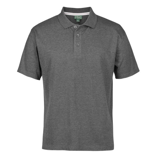Jersey Cotton Polos Charcoal